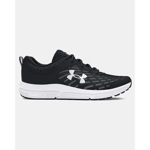 Under Armour Men's Sz 9 UA Charged Assert 10 Running Shoes Black/White - 302617